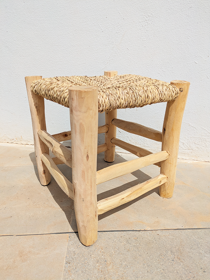 tabouret bohème tressé en corde tabouret bohème tressé en corde