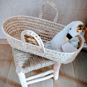 panier en osier tressé artisanal