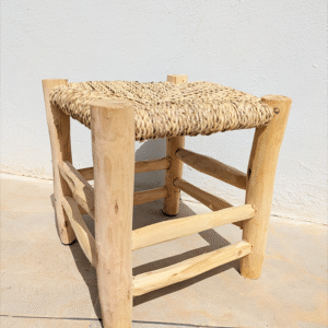 Home tabouret bohème tressé en corde