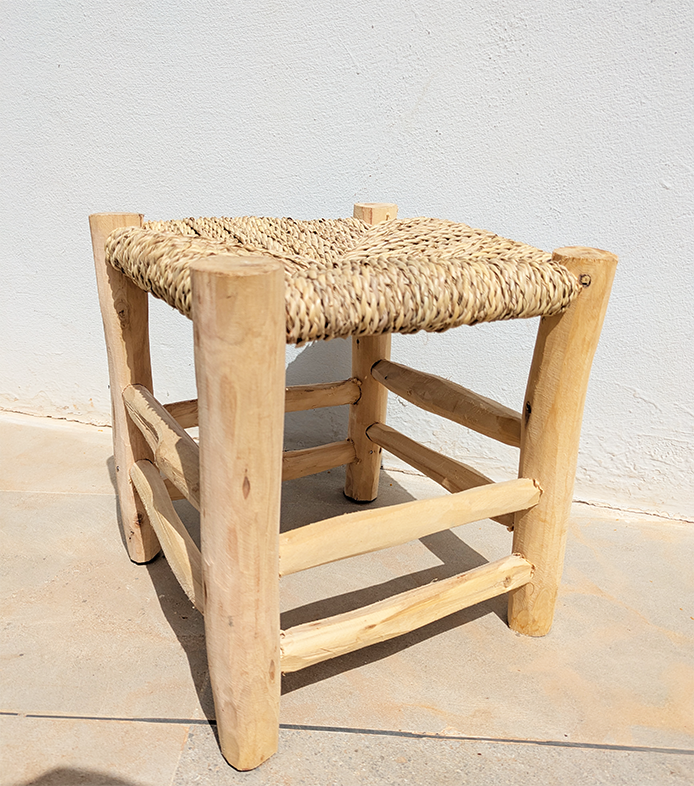 tabouret bohème tressé en corde tabouret bohème tressé en corde